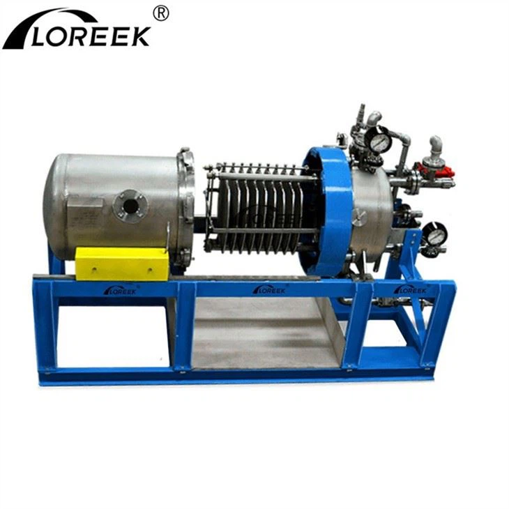 ss horizontal pressure-leaf-filter